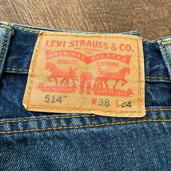 Levi's 514 Straight Jeans - 38x34 - Picture 7 of 7